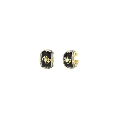 Boucles d'oreilles GUESS 4G Loop en métal doré