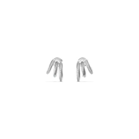 Boucles d'oreilles GUESS Crazy Earrings en metal argenté