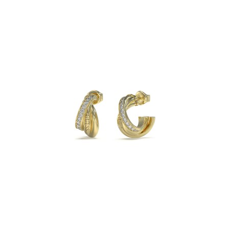 Boucles d'oreilles Guess Perfect en acier doré