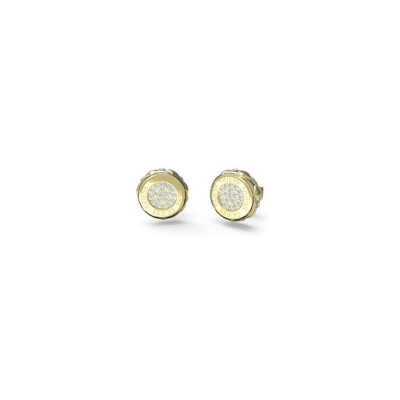 Boucles d'oreilles Guess  en acier doré