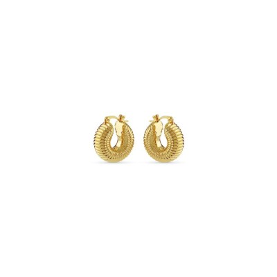 Boucles d'oreilles Guess en acier doré
