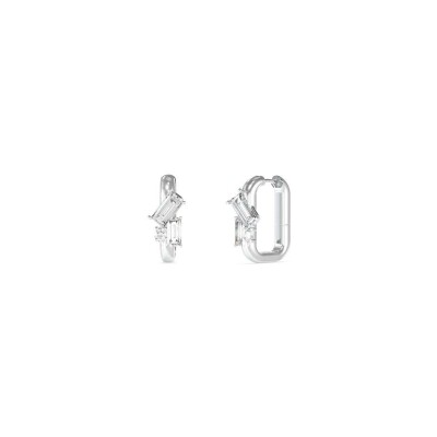 Boucles d'oreilles Guess en acier et zircon