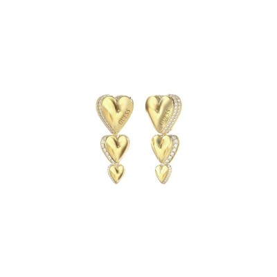 Boucles d'oreilles Guess By Your Side en acier doré