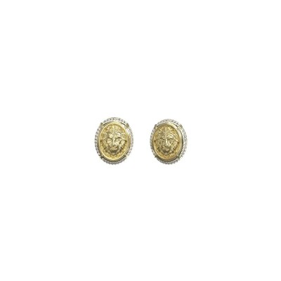 Boucles d'oreilles Guess Lioness Queen en acier doré