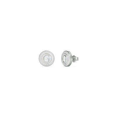Boucles d'oreilles Guess G Talisman en acier