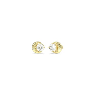 Boucles d'oreilles Guess Aurora en acier doré