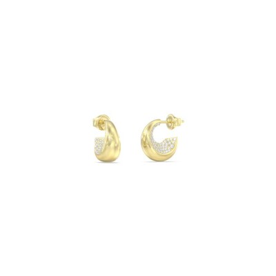 Boucles d'oreilles Guess Moon Drops en acier doré