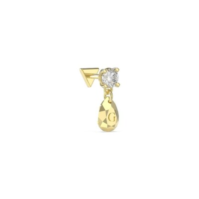 Boucles d'oreilles Guess Piercing Studio en acier doré