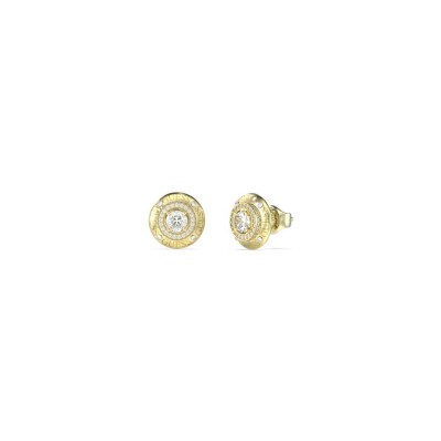 Boucles d'oreilles Guess Sparks en acier doré