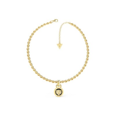 Collier Guess My Chains en acier doré