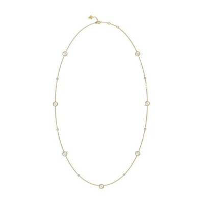 Collier Guess Life In 4G en acier doré et oxydes de zirconium