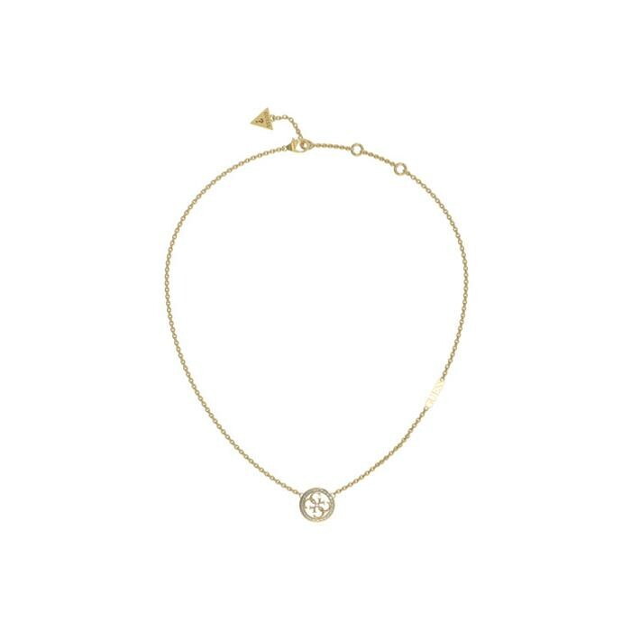 Collier Guess Life In 4G en acier doré et oxydes de zirconium