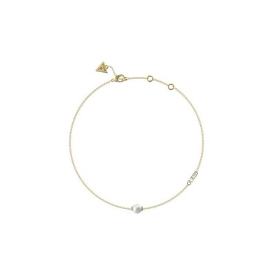 Collier Guess Underwater Love en acier doré et perle