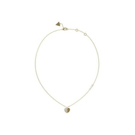 Collier Guess Lovely Guess en métal doré et oxydes de zirconium