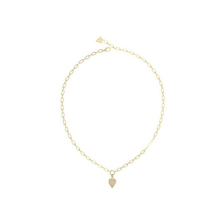 Collier GUESS Love Me Tender en métal doré