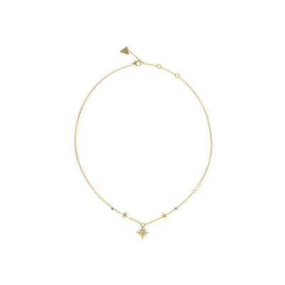 Collier GUESS Guess In The Sky en métal doré