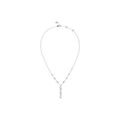 Collier Guess en acier et zircons