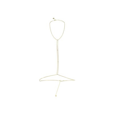 Collier Guess All Eyes On Me en acier doré