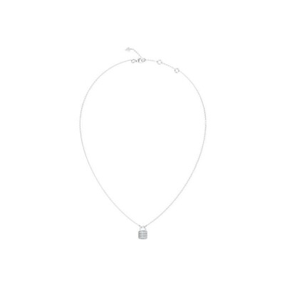 Collier Guess en acier et zircon