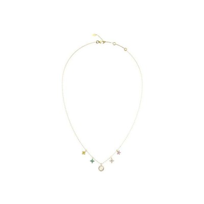 Collier Guess Secret Garden en acier doré
