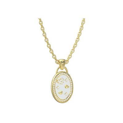 Collier Guess Love Bites en acier doré