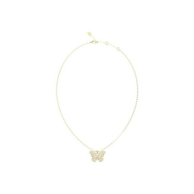 Collier Guess Borboleta en acier doré