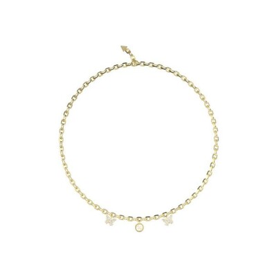 Collier Guess Borboleta en acier doré
