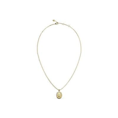 Collier Guess Lioness Queen en acier doré