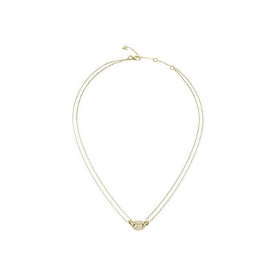 Collier Guess Marina en acier doré