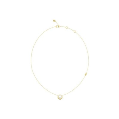 Collier Guess Moon Drops en acier doré
