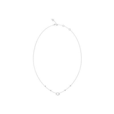 Collier Guess G Camden en acier et zircon cubique