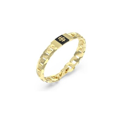 Bracelet Guess Savage Rebel en acier doré
