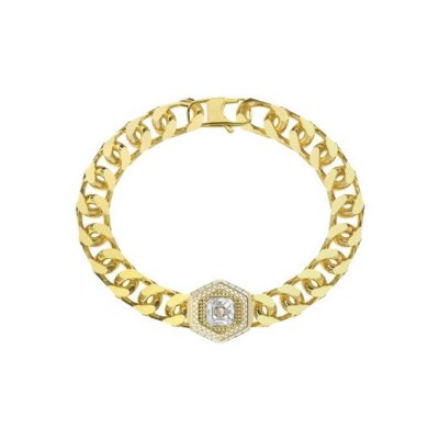 Bracelet Guess Lion King en acier doré