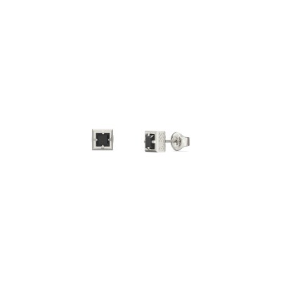 Boucles d'oreilles Guess Barrio en acier et zircon cubique