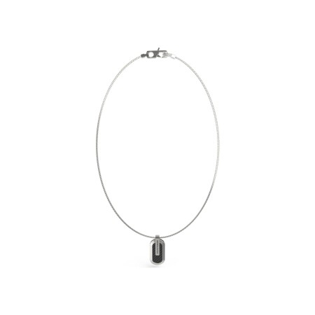 Collier Guess RACER TAG en acier