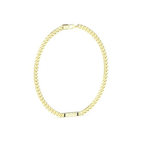 Collier Guess  en acier doré