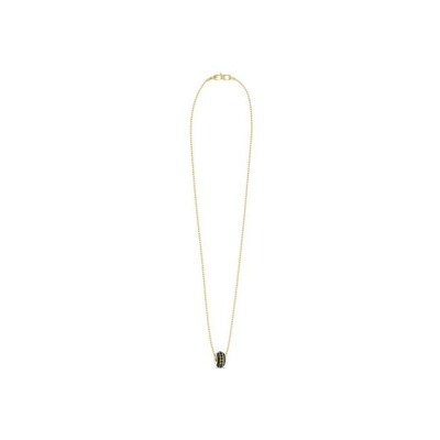 Collier Guess en acier doré et cristaux