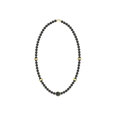 Collier Guess Lion King en acier doré