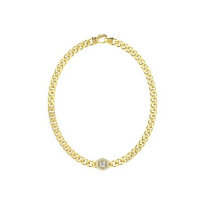 Collier Guess Lion King en acier doré