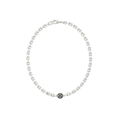 Collier Guess Savage Rebel en acier