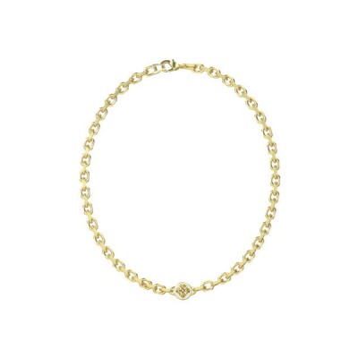 Collier Guess Savage Rebel en acier doré