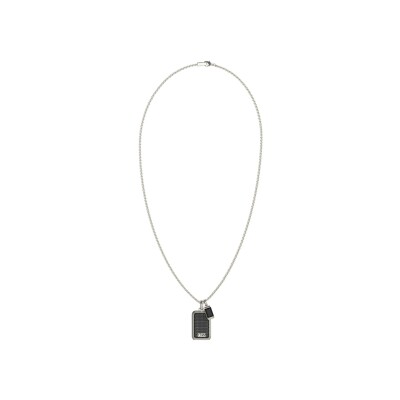 Collier Guess Barrio en acier et zircon cubique
