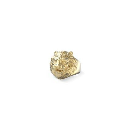 Bague Guess LION KING en acier doré, taille 64