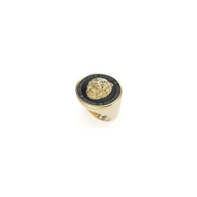 Bague Guess LION KING en acier doré, taille 60