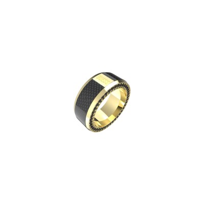 Bague Guess RACER TAG en acier doré, taille 64