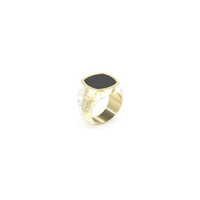 Bague Guess  en acier doré, taille 64