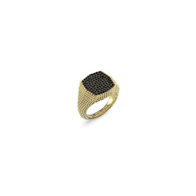 Bague Guess Urban Code en acier doré, taille 66