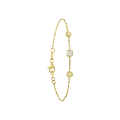 Bracelet Jourdan Bijoux Résonance en argent et pierre de lune
