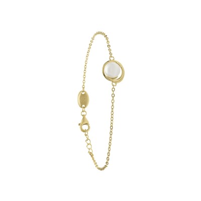 Bracelet Jourdan Bijoux Intemporel en argent et perle de culture d'eau douce