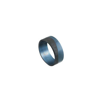 Bague Jourdan Bijoux Métal en acier et carbone